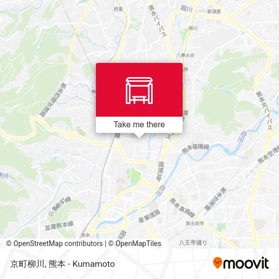 京町柳川 map