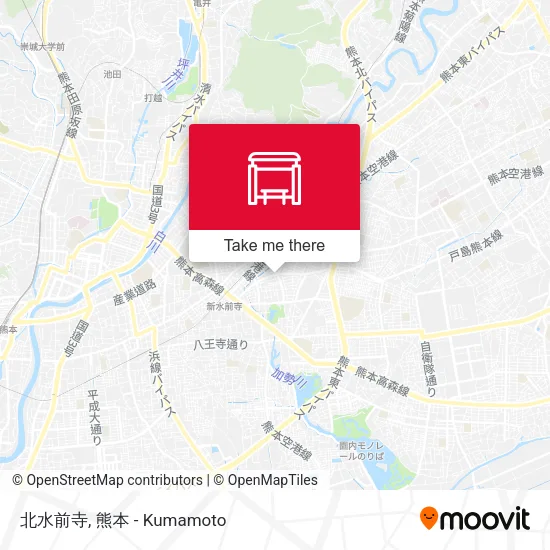 北水前寺 map