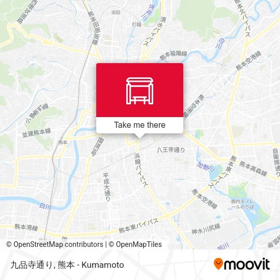 九品寺通り map