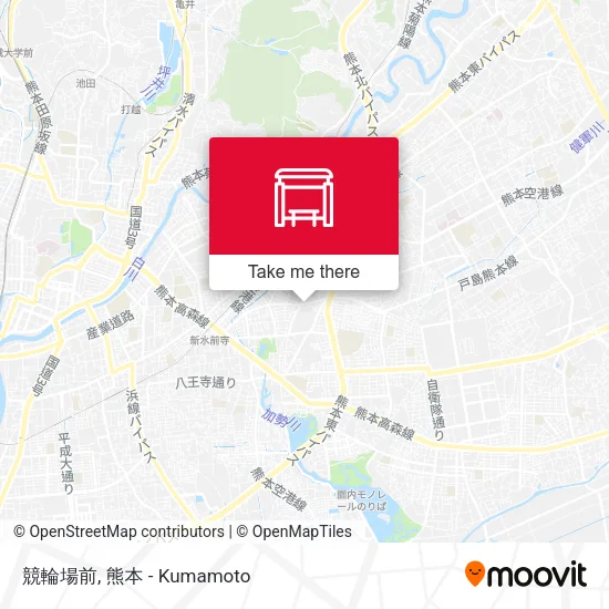 競輪場前 map