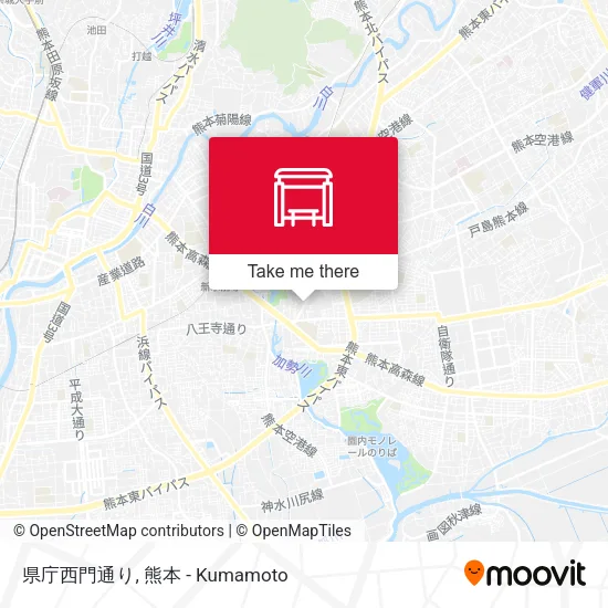 県庁西門通り map