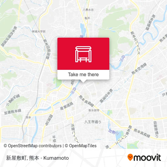 新屋敷町 map