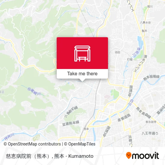 慈恵病院前（熊本） map