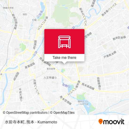 水前寺本町 map