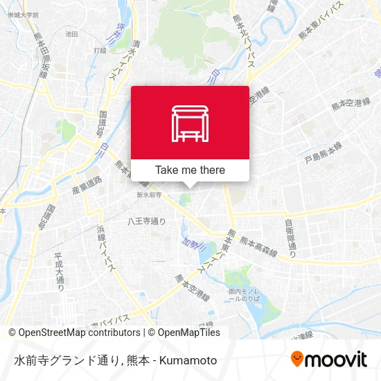 水前寺グランド通り map