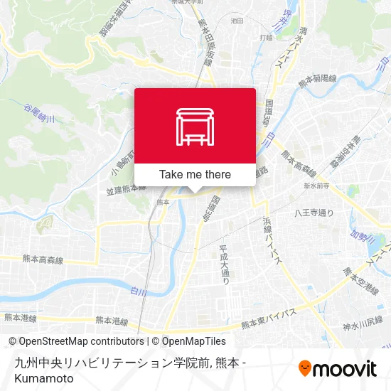 九州中央リハビリテーション学院前 map