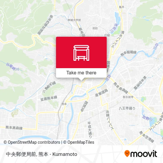 中央郵便局前 map