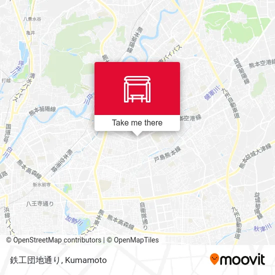 鉄工団地通り map