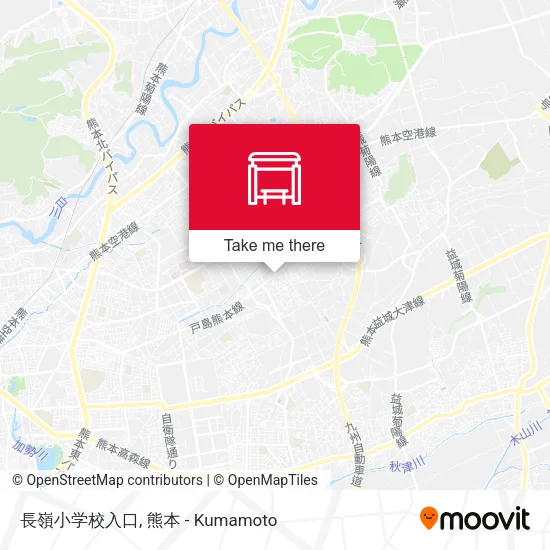 長嶺小学校入口 map