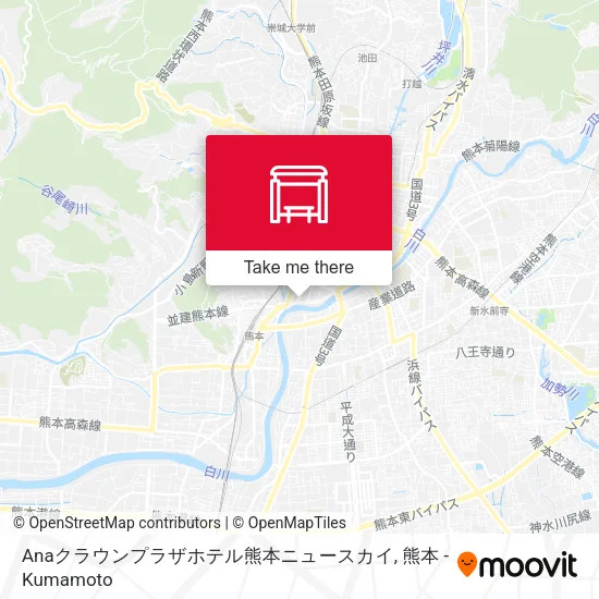 Anaクラウンプラザホテル熊本ニュースカイ map