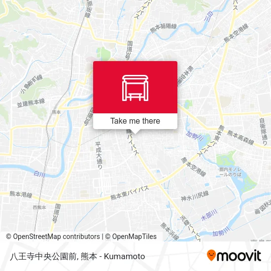 八王寺中央公園前 map