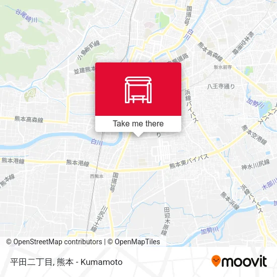 平田二丁目 map