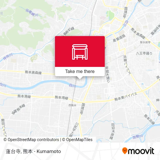 蓮台寺 map
