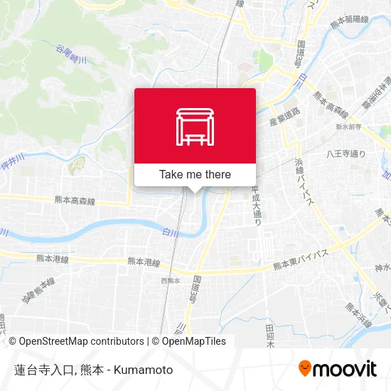 蓮台寺入口 map