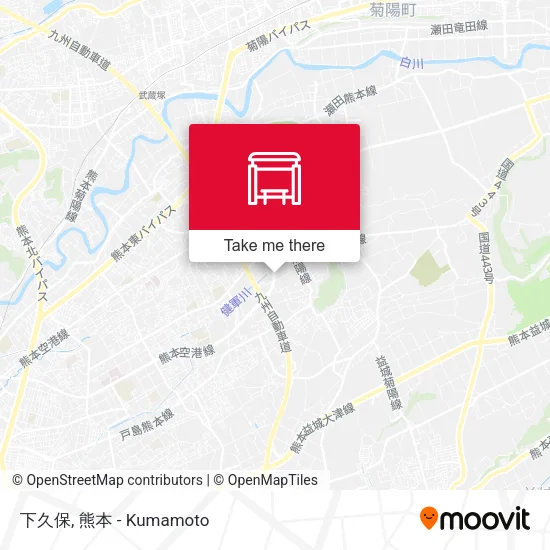下久保 map