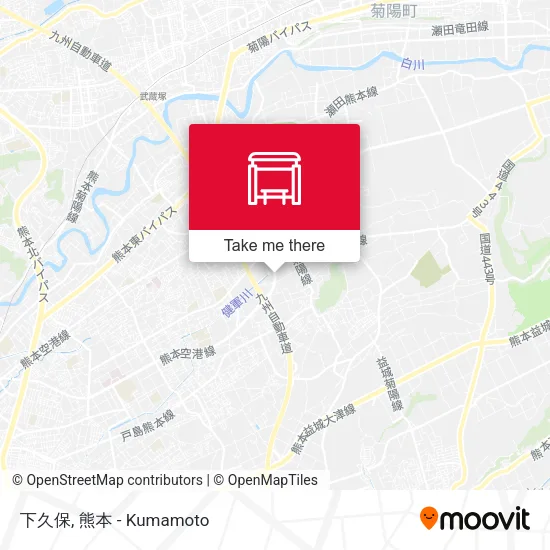 下久保 map