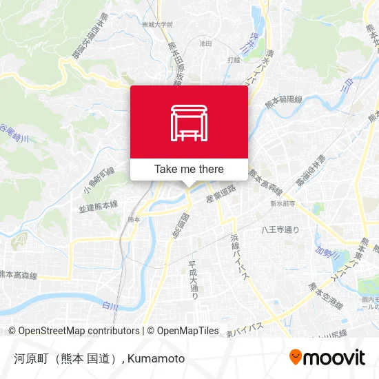 Kawaramachi (Kumamoto National Road) map