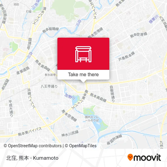 北窪 map