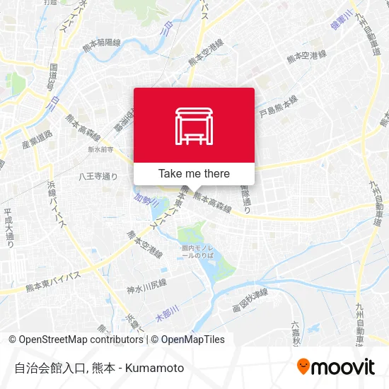 自治会館入口 map