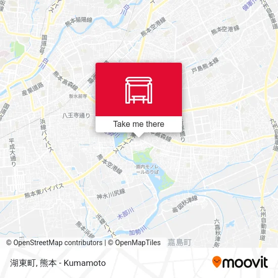 湖東町 map