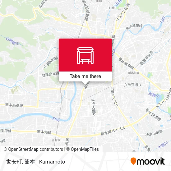 世安町 map