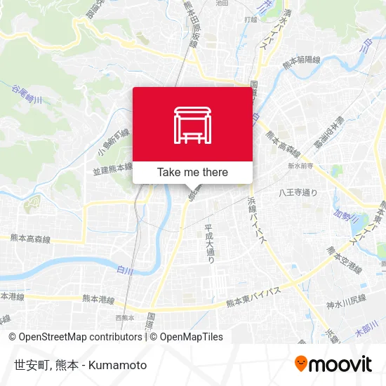 世安町 map