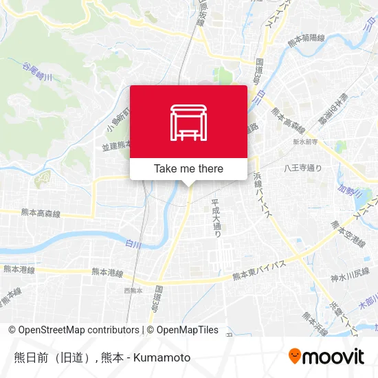 熊日前（旧道） map
