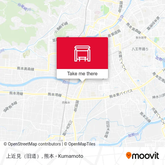 上近見（旧道） map