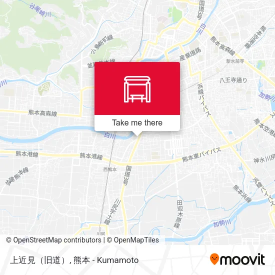 上近見（旧道） map