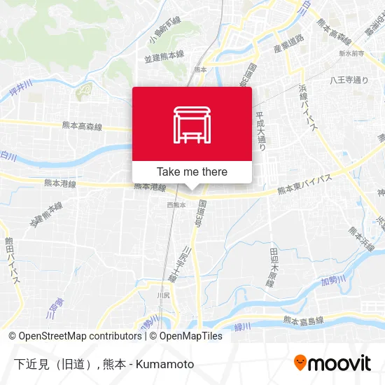 下近見（旧道） map