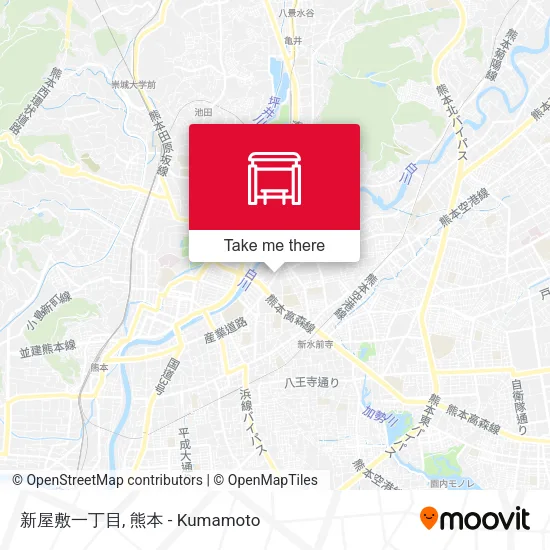 新屋敷一丁目 map