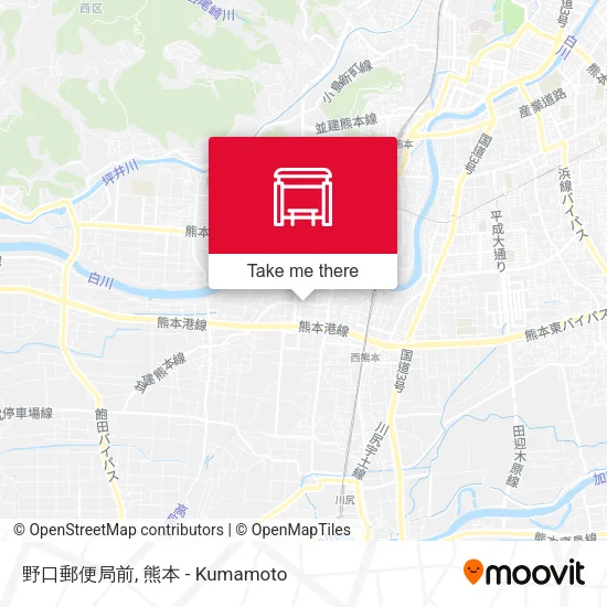 野口郵便局前 map