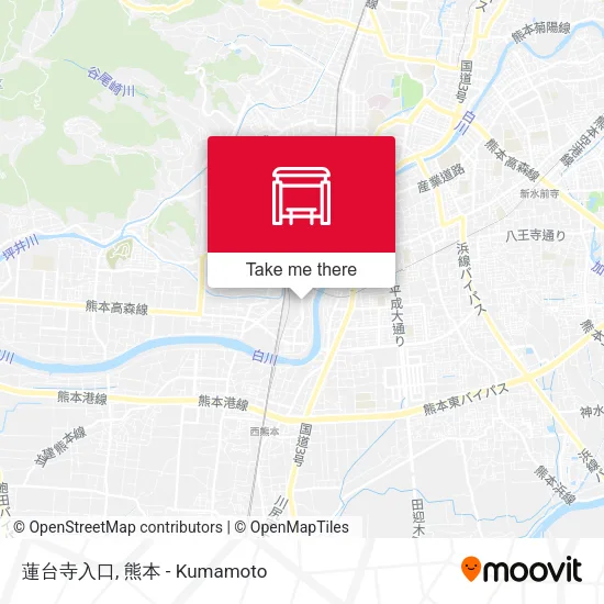 蓮台寺入口 map