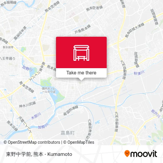 東野中学前 map