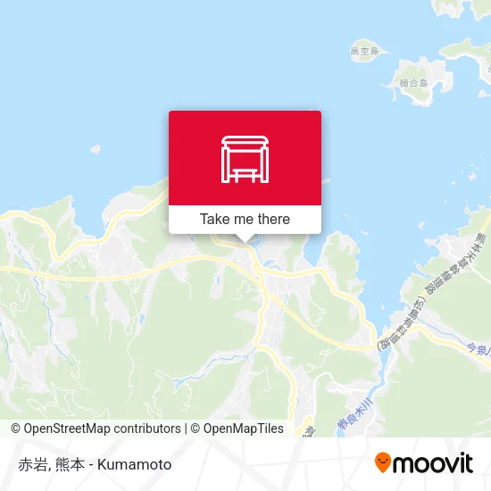 赤岩 map
