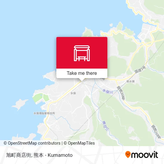 旭町商店街 map