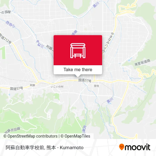 阿蘇自動車学校前 map