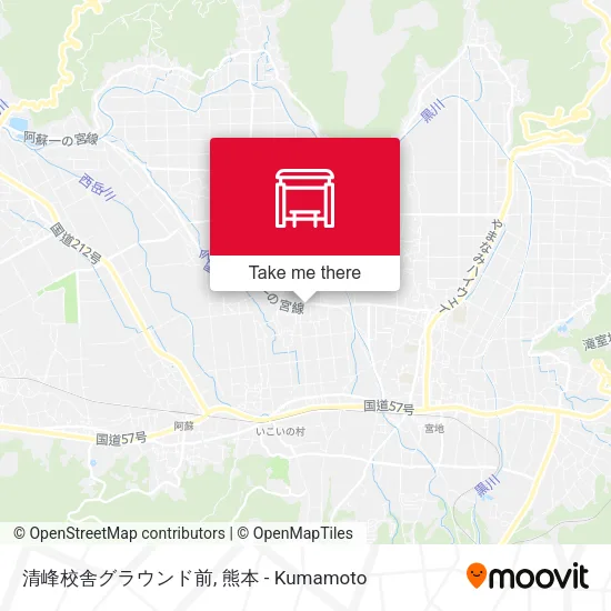 清峰校舎グラウンド前 map