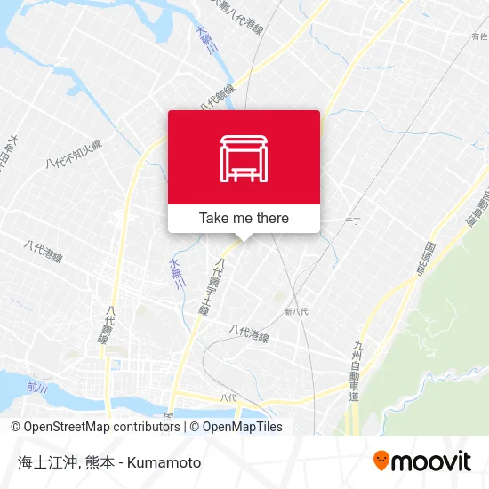 海士江沖 map