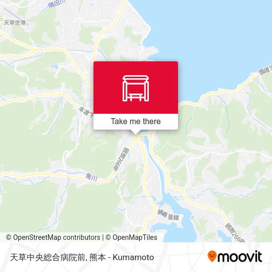 天草中央総合病院前 map