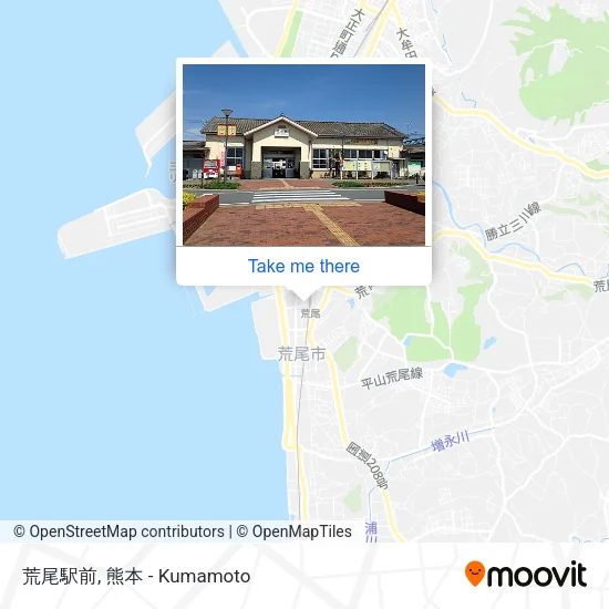 荒尾駅前 map