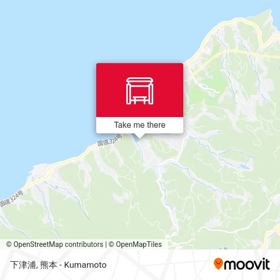 下津浦 map