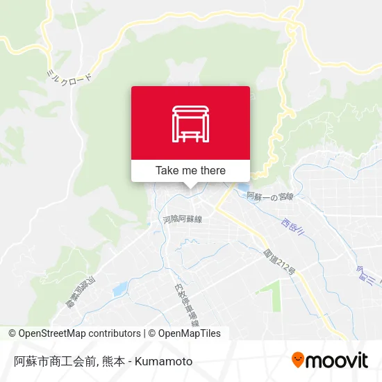 阿蘇市商工会前 map