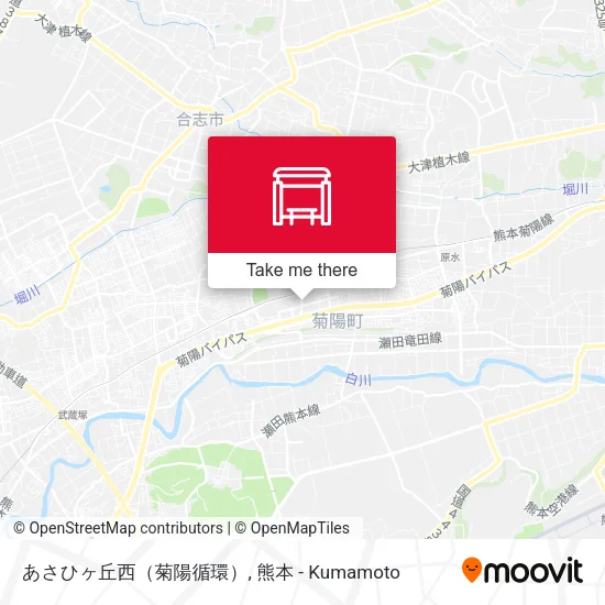 あさひヶ丘西（菊陽循環） map