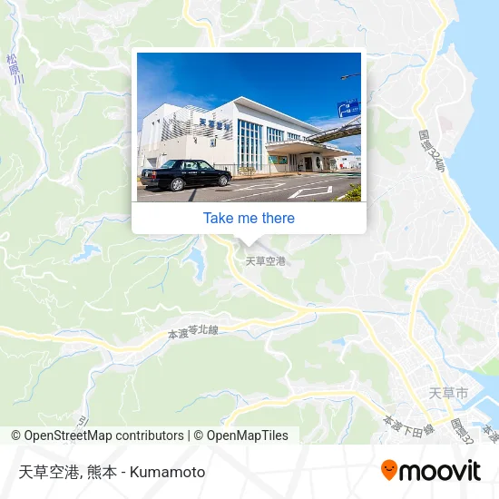 天草空港 map