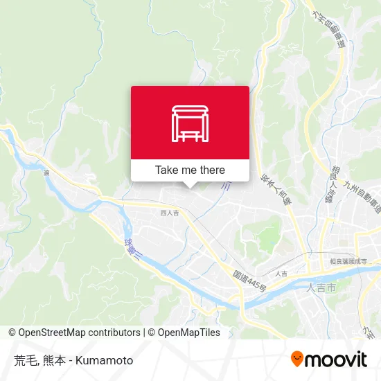 荒毛 map