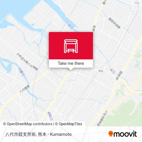 八代市鏡支所前 map