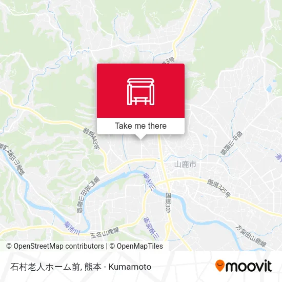 石村老人ホーム前 map