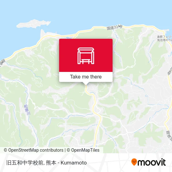 旧五和中学校前 map