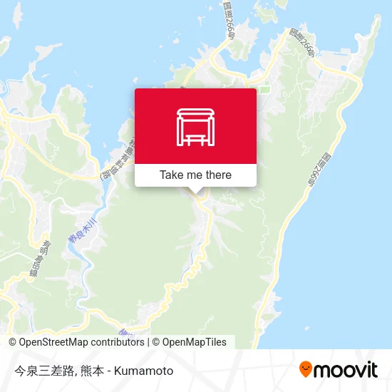 今泉三差路 map